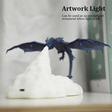 Rechargeable Dragon Bedside Lamp – Warm Light for Kids’ Room