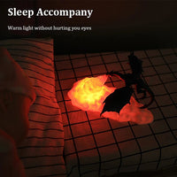 Rechargeable Dragon Bedside Lamp – Warm Light for Kids’ Room