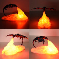 Rechargeable Dragon Bedside Lamp – Warm Light for Kids’ Room