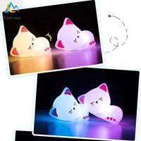 Cat-Shaped Bedside Lamp – Warm and Sleep-Friendly for Kids