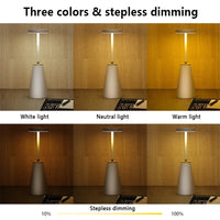 White LED Table Lamp – Modern Rechargeable Design for Living Room