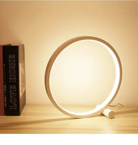 Small LED  Table Lamp – Modern Design for Bedside ( White )