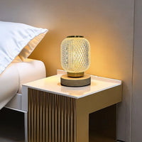 Small Wooden Bedside Lamp – Modern LED Design