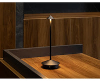 Tall LED Table Lamp – Rechargeable and modern ( black )