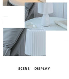 White Ceramic Table Lamp – Modern Design for Living Room and Bedroom