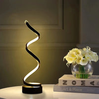 Modern LED  black Table Lamp