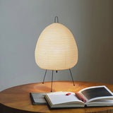 White Table Lamp – Wabi-Sabi Design for Bedside and Living Room