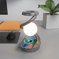 High-Tech LED Desk Lamp – Modern Design with Wireless Charger