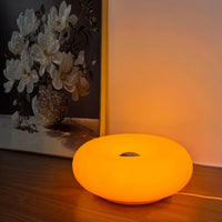 Orange Table Lamp – Modern LED Touch Design