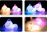 Cat-Shaped Bedside Lamp – Warm and Sleep-Friendly for Kids