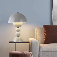 Modern White Mushroom Table Lamp for Living Room and Bedroom