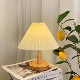 Small Wooden Bedside table Lamp