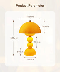 Mushroom Table Lamp – Modern Design for Bedroom or Living Room