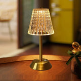 Luxurious Gold Cordless Table Lamp