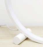 Small LED  Table Lamp – Modern Design for Bedside ( White )