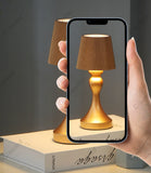 Rechargeable White Table Lamp – Modern Touch Design for Bedside