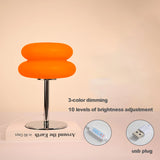 Rechargeable Orange Table Lamp – Designer Style for Living Room