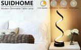 Modern LED  black Table Lamp