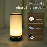 Modern and Minimalist Rechargeable Table Lamp for Bedside