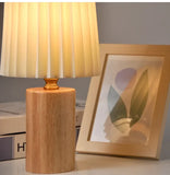 Wooden Table Lamp – Modern Design for Bedside and living room