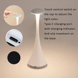 Mushroom Table Lamp – Rechargeable Modern Design