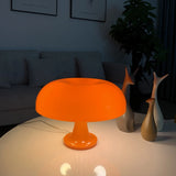 Mushroom-shaped table lamp for living room and bedside ( Orange  )