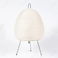 White Table Lamp – Wabi-Sabi Design for Bedside and Living Room