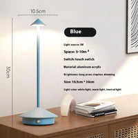 Tall LED Table Lamp – Rechargeable and modern