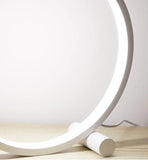 Small LED  Table Lamp – Modern Design for Bedside ( White )