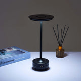 Black Tall Table Lamp – Modern Rechargeable LED Design