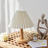 Small Wooden Bedside table Lamp