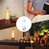 Modern table lamp, rechargeable and portable