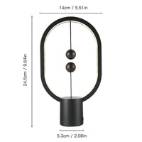 Black LED Table Lamp- Modern Design