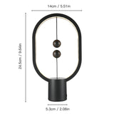 Black LED Table Lamp- Modern Design