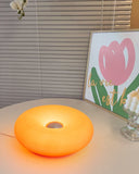 Orange Table Lamp – Modern LED Touch Design