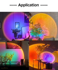 LED Sunset Projector Table Lamp