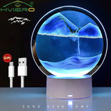 Artistic Table Lamp with LED Light – Modern Design for Bedside