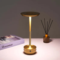 Premium Gold  Tall Table Lamp – Modern Rechargeable LED Design