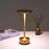 Premium Gold  Tall Table Lamp – Modern Rechargeable LED Design