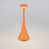 Orange Mushroom Table Lamp – Rechargeable Modern Design