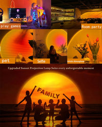 LED Sunset Projector Table Lamp