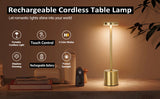 Portable LED Table Lamp – Rechargeable with Touch Controls