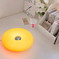 Orange Table Lamp – Modern LED Touch Design