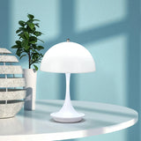 White Mushroom Table Lamp – Rechargeable and modern  for Living Room