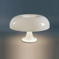 Mushroom-shaped table lamp for living room and bedside ( White )