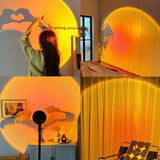 LED Sunset Projector Table Lamp