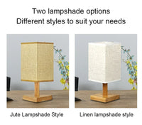 Wooden Table Lamp – Modern Design for Bedside