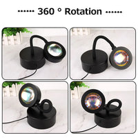 LED Sunset Projector Table Lamp