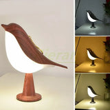 Modern Bird-Shaped Table Lamp – Rechargeable Gold Design for Bedside