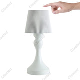 Rechargeable White Table Lamp – Modern Touch Design for Bedside